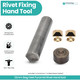 Pyramid Rivet Punch Tool & Base Setter - 10mm / 12mm